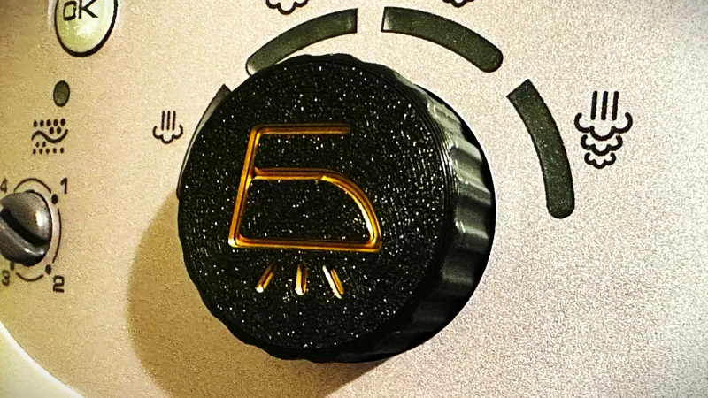 DeLonghi VVX1860G Iron Steam Knob