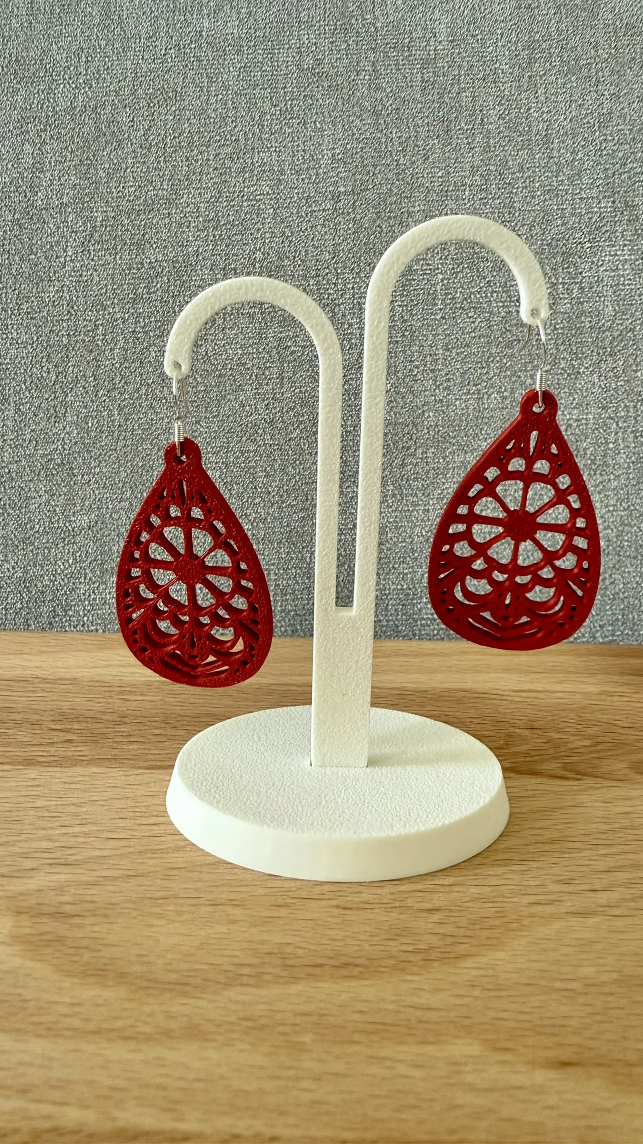 rustic bloom earring view 3