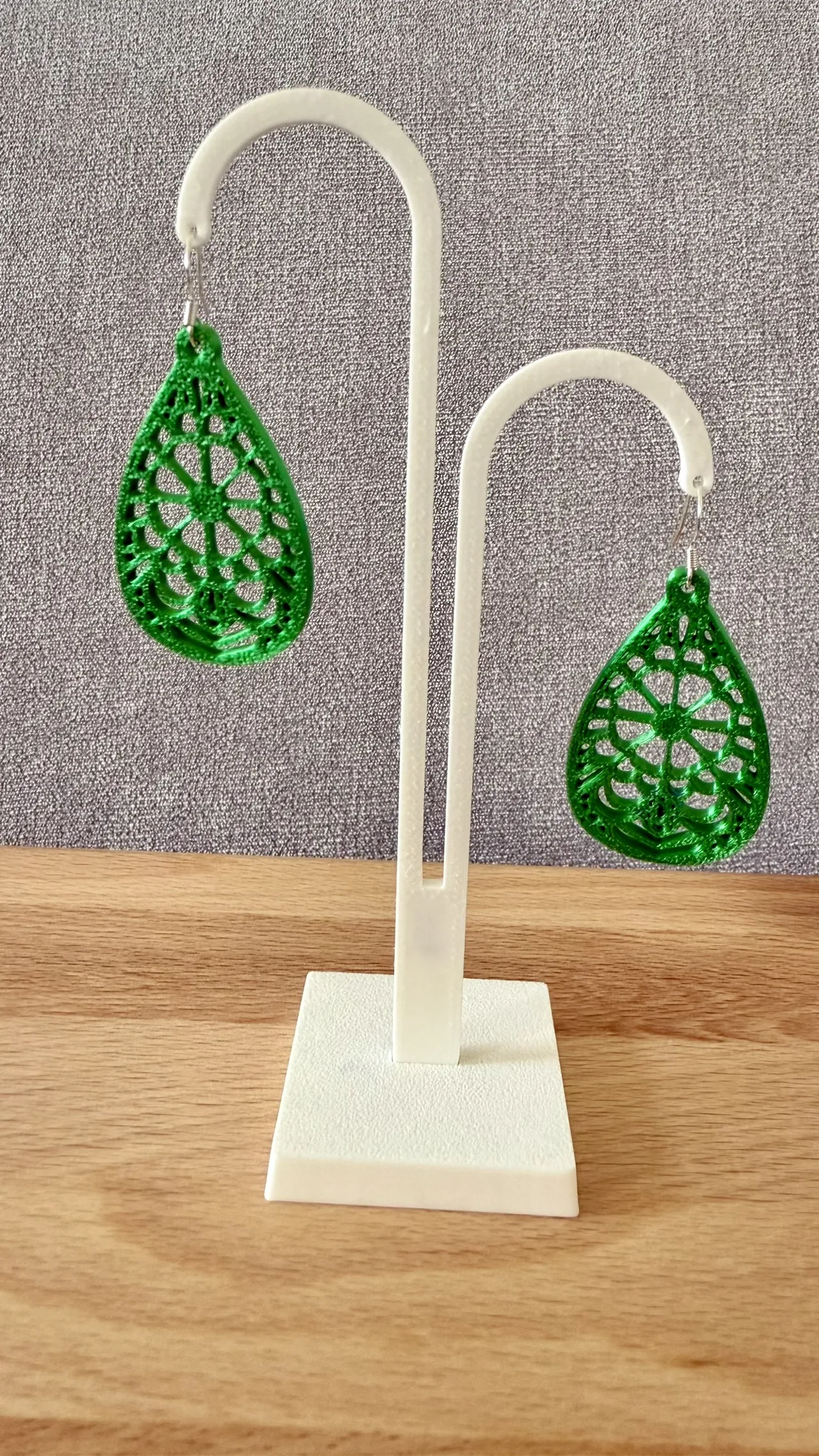 rustic bloom earring view 4