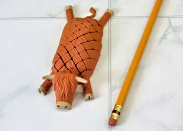 Modelo para impresión 3D: Mini-Flexi Highland Cow — vista de referencia 5
