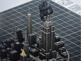 King Kong Wolkenkratzer