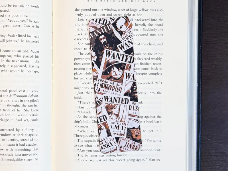 One Piece Wanted Poster Bookmark