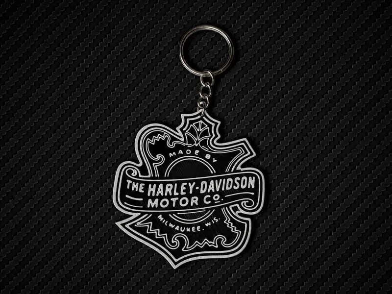 Harley Oak-Leaf KeyChain