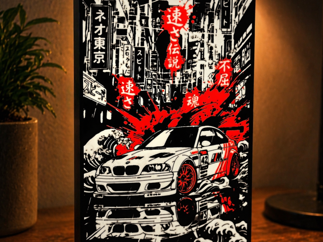 Lightbox BMW drift japan style