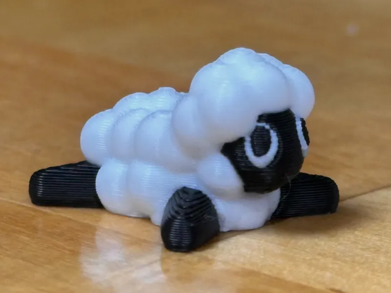 Resting Sheep - Laying Lamb - fluffy dog