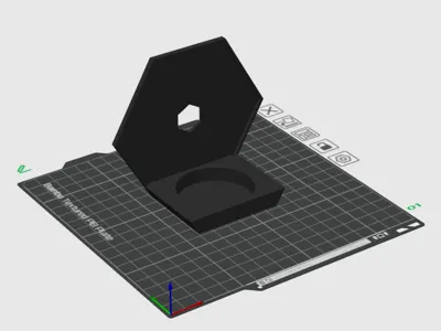 amiibo_hexagon stand_Inside