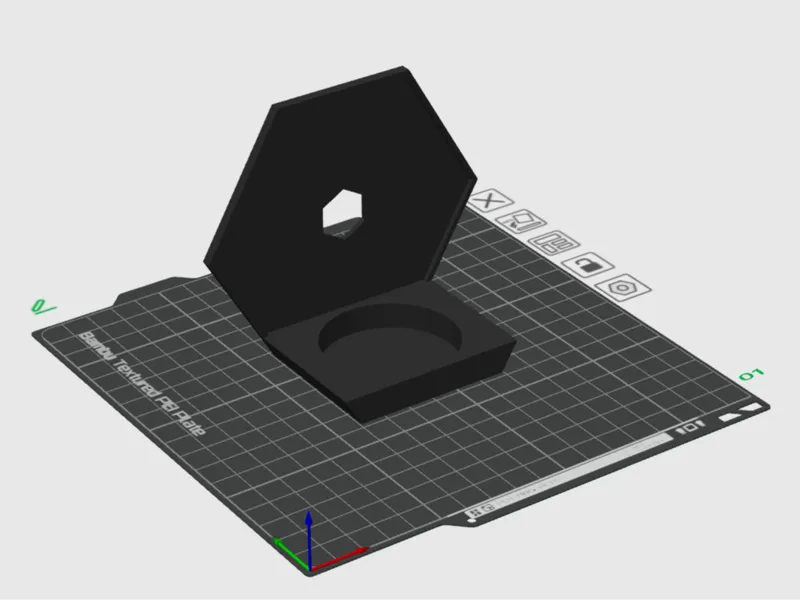 amiibo_hexagon stand_Inside