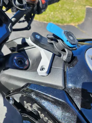 kawasaki z900 center quadlock mount