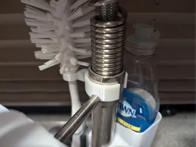 Kitchen Faucet Bottle Brush Holder