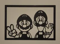 Décoration murale Mario et Luigi — photo 2