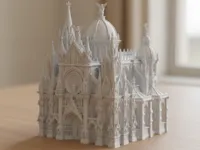 Fusion temporelle : cathédrale gothico-baroque — photo 1