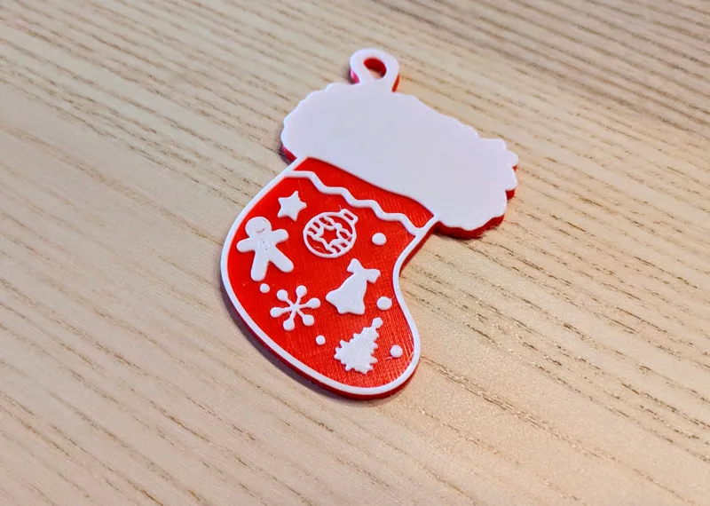 Christmas Boot Decoration NO AMS