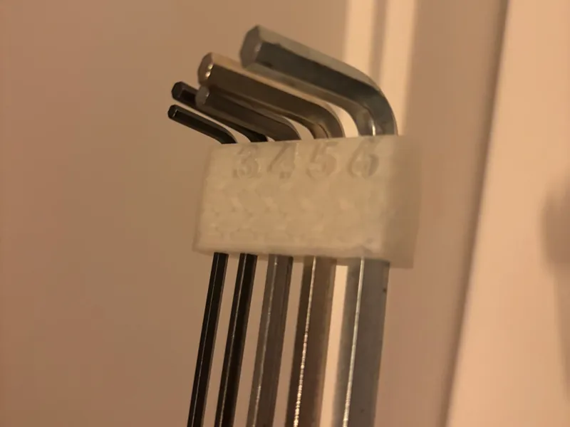 hex key holder 6,5,4,3,2.5
