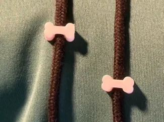 Bone Drawstring Charms