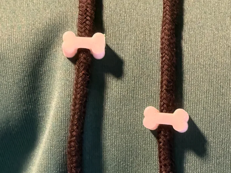 Bone Drawstring Charms