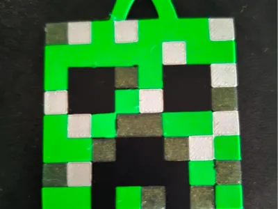 Creeper Keychain