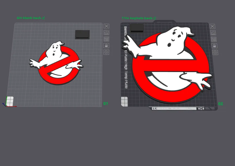 Usb Version Logo Ghostbusters logo sign plaque 2-sizes - Free 3D Print Model - MakerWorld