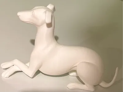 Whippet with Crossed Legs