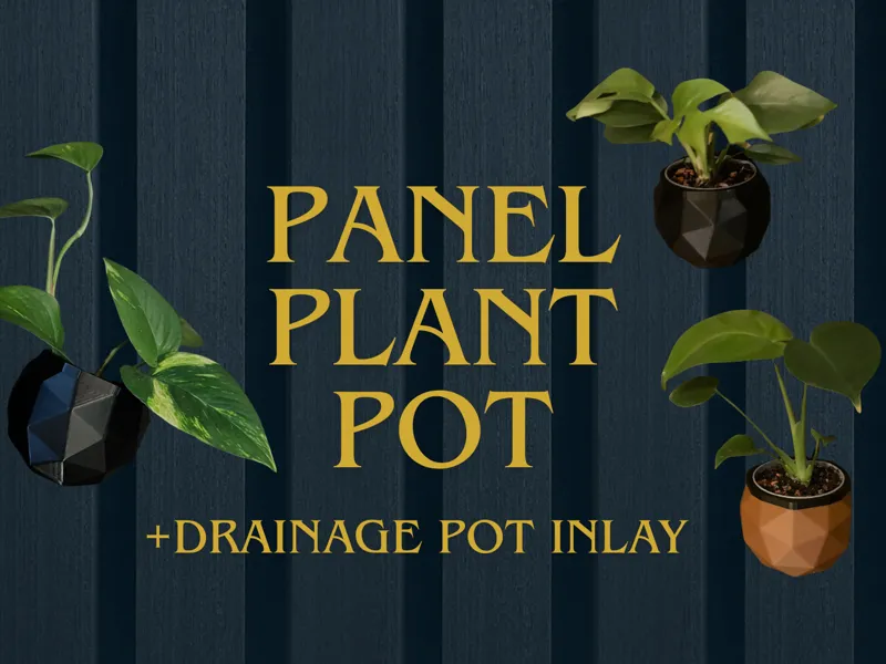 Planter for acoustic panels