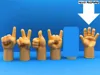 Waving hand only