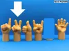Peace sign only