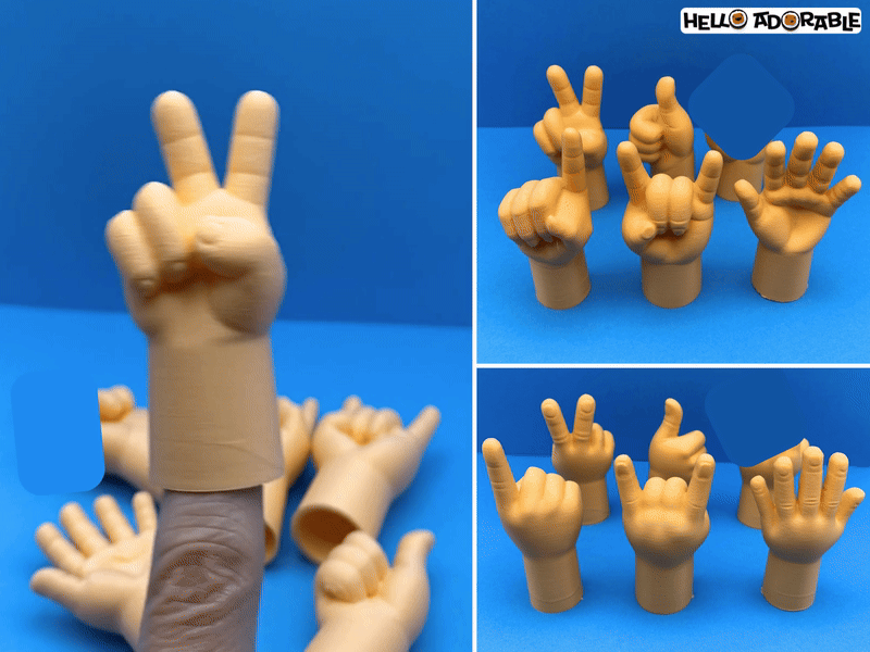 Hand Finger Puppets