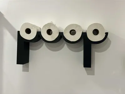POOP Toilet Paper Holder 