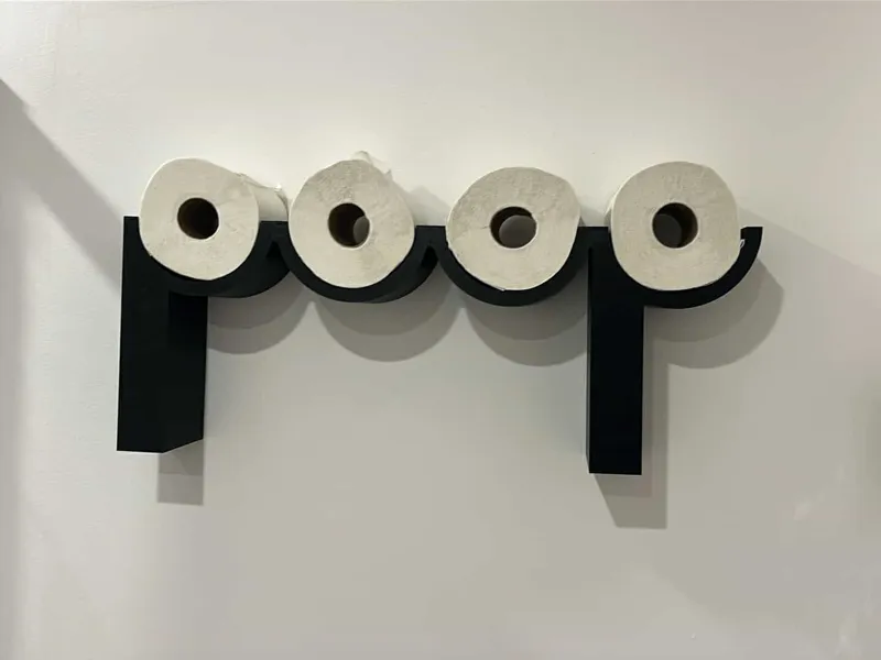 POOP Toilet Paper Holder