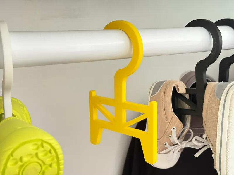 Baby Shoe Hanger for Closet - Small Size Shoes