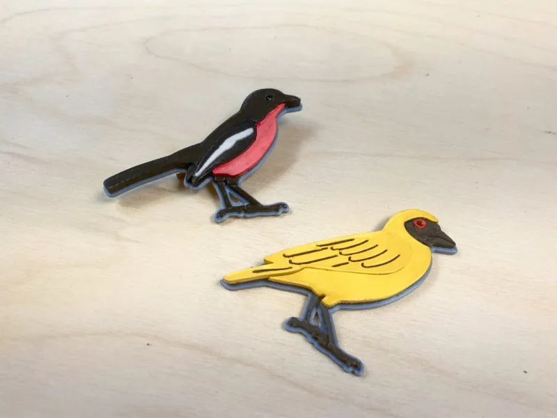 Southern African Bird Pins
