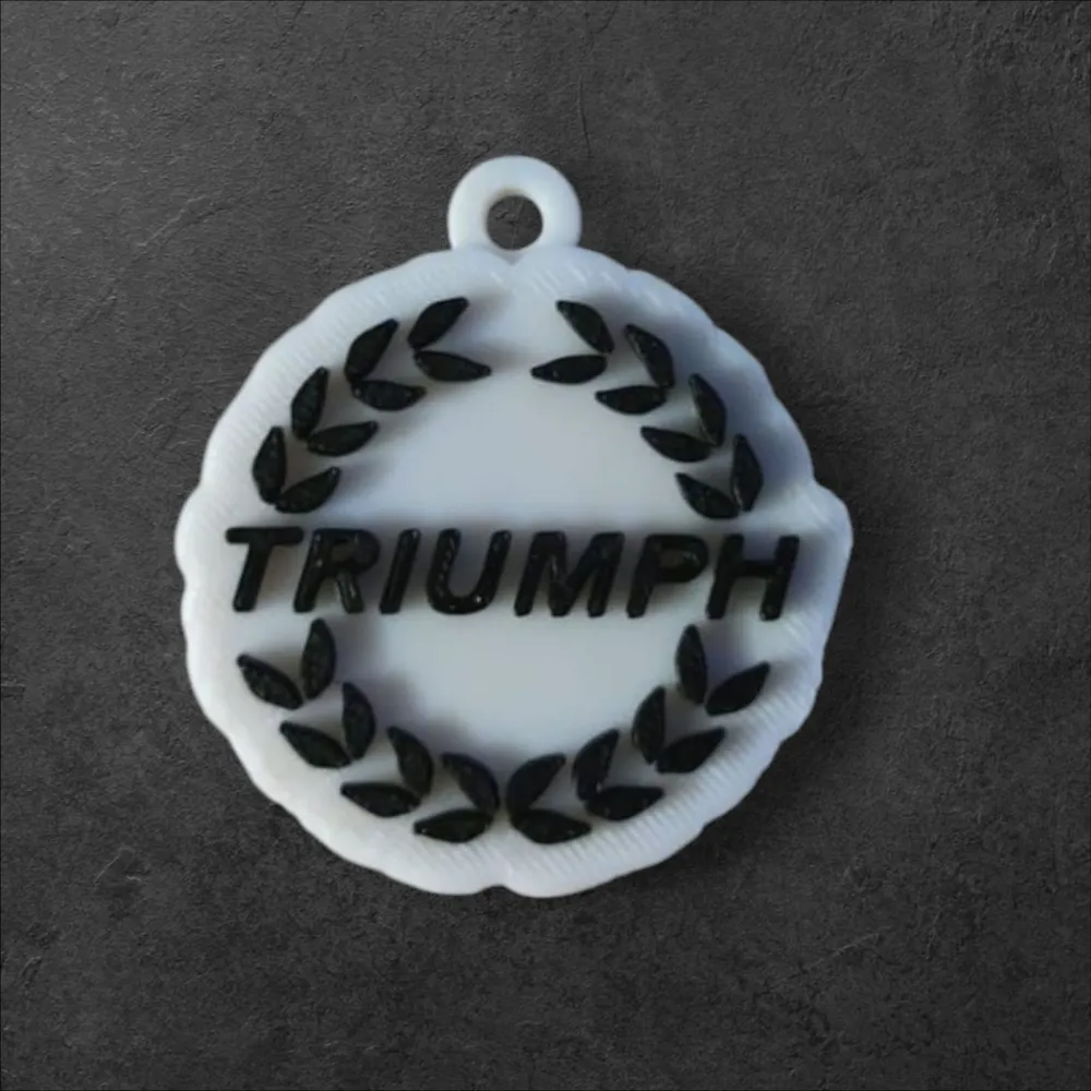 Triumph Ribbon Key Chain Triumph keychain by Crea3d - MakerWorld