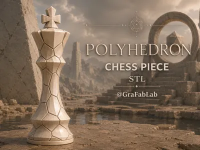 Polyhedron "King" - chess piece