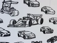 Déco murale silhouette Formule 1 — photo 3