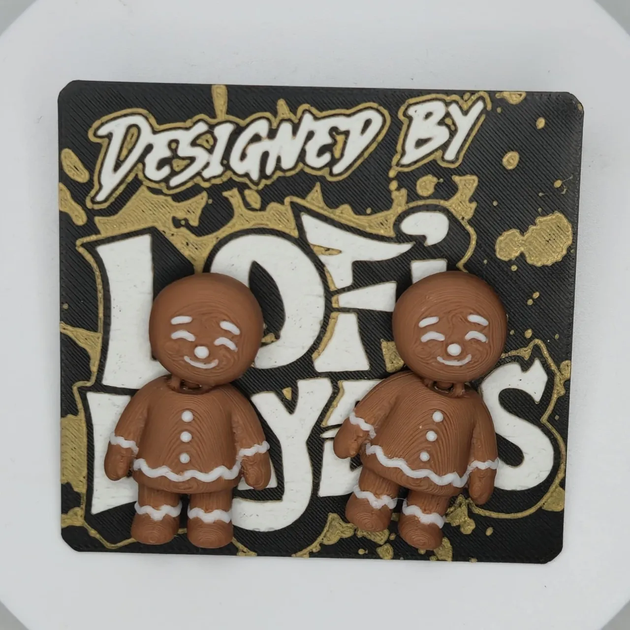 Gingerbread Man Hanger Earrings view 2