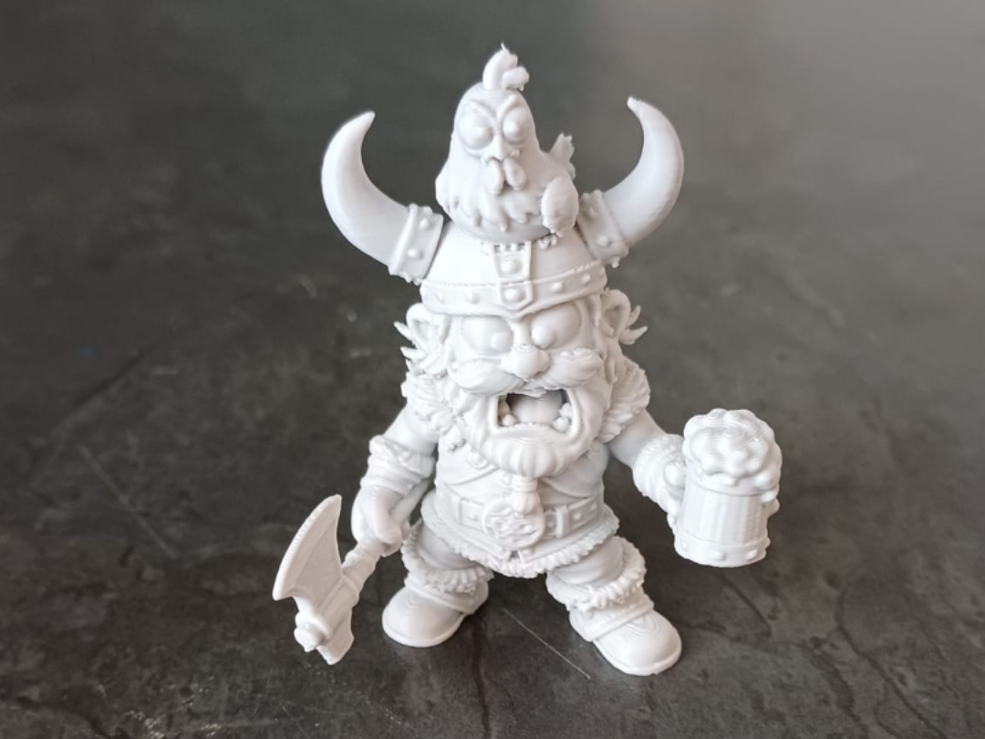 Mini Viking Drunk Warrior with Beer Mug Figurine