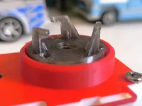 Pieza reforzada de lanzamiento X PETG translucido