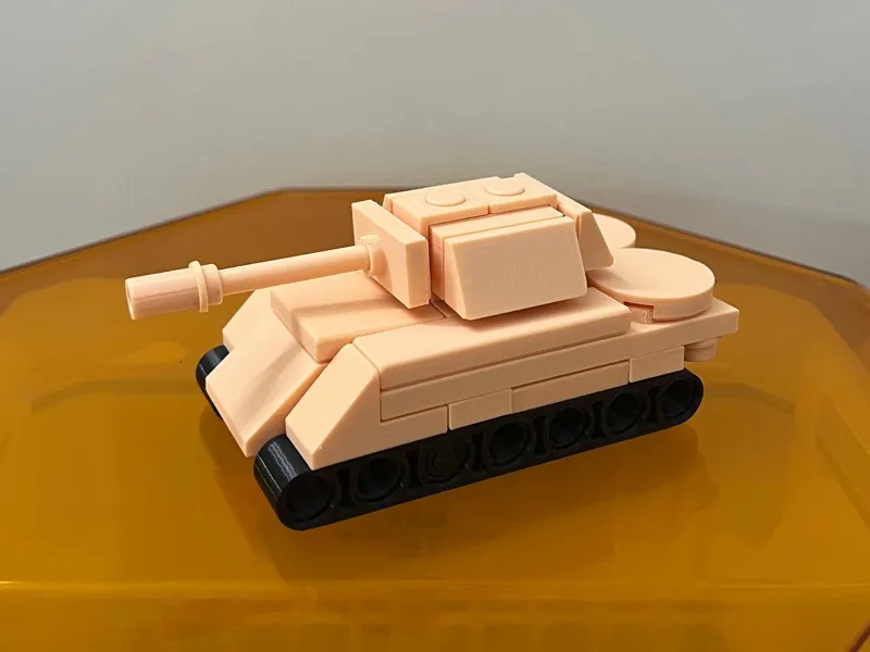 Brick Panther German WWII Tank (Scale 200%)