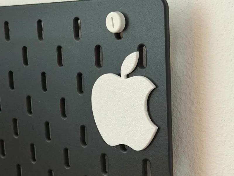 Apple Style Wall Decor Logo for Ikea Skadis