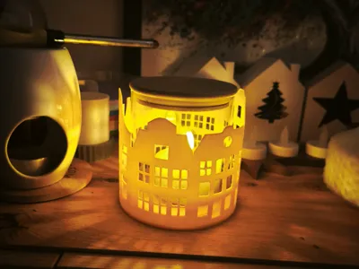 Winter House Light Sleeve – Atmospheric LED Lantern