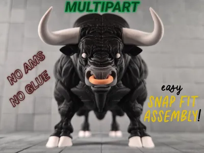 Iron Horn Bull | Multicolor Multipart no AMS