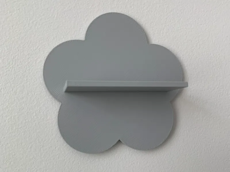 Small Flower Shaped Shelf