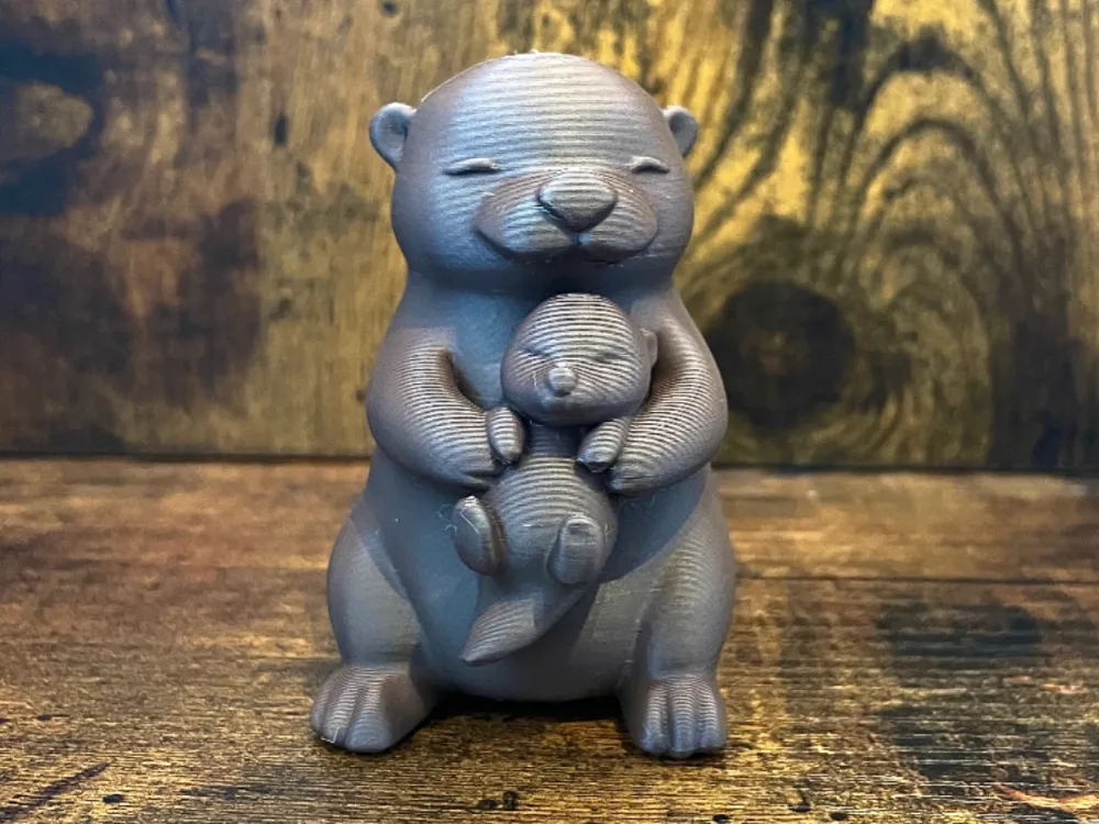 새끼 수달과 수달 by Chris 3d World MakerWorld: 무료 3D 모델 다운로드