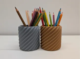 Twisted Pen / Pencil holder