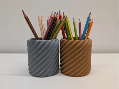 Twisted Pen / Pencil holder