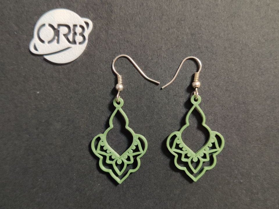 Sacred Lotus Filigree Earrings