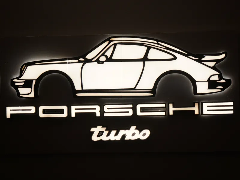 Porsche Wallart Lightbox