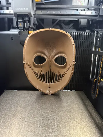 Pieza para disfraz o exhibición: Stiched Horror Halloween Mask With Scars — vista de referencia 3