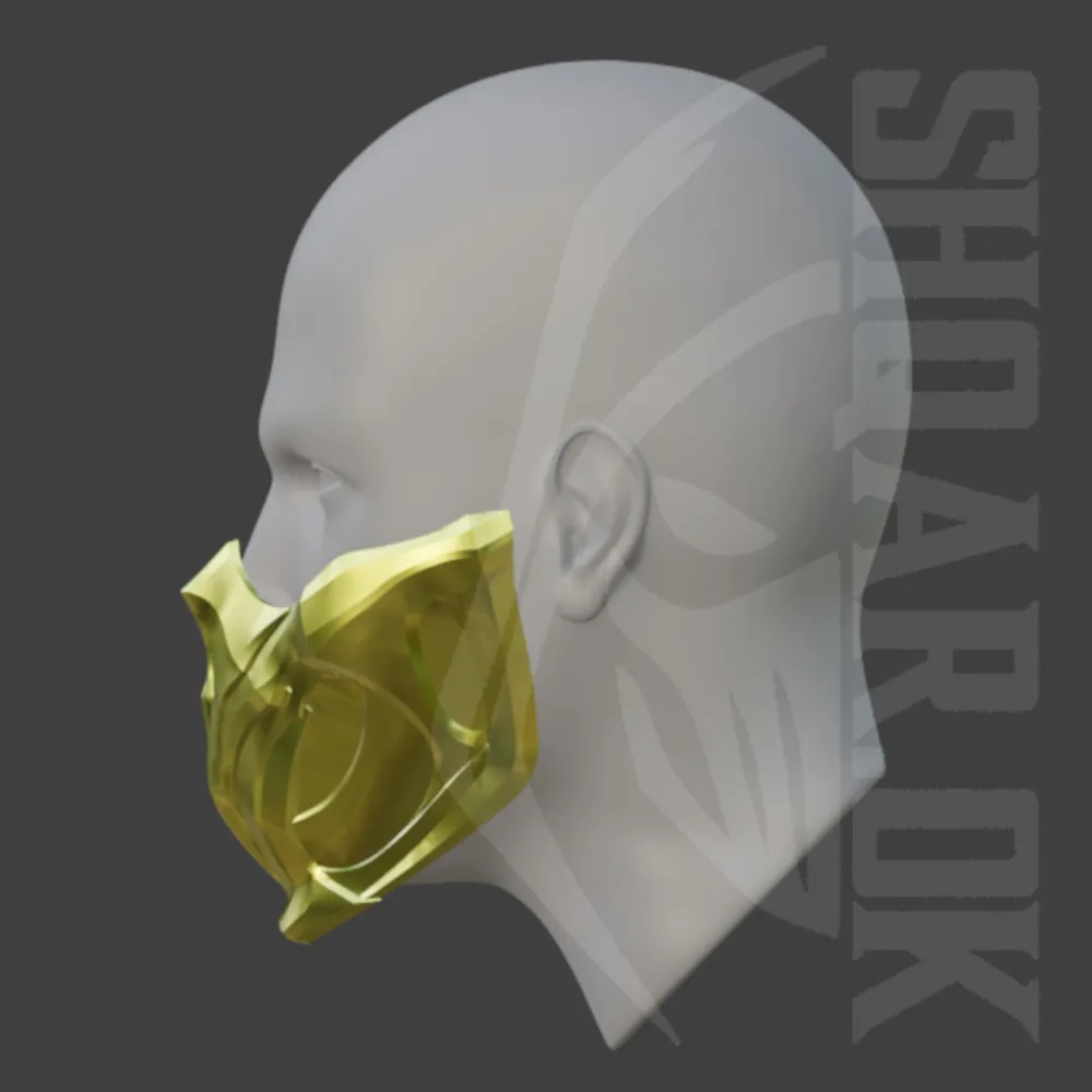 Scorpion mask - Golden Demon MK11 - Free 3D Print Model - MakerWorld