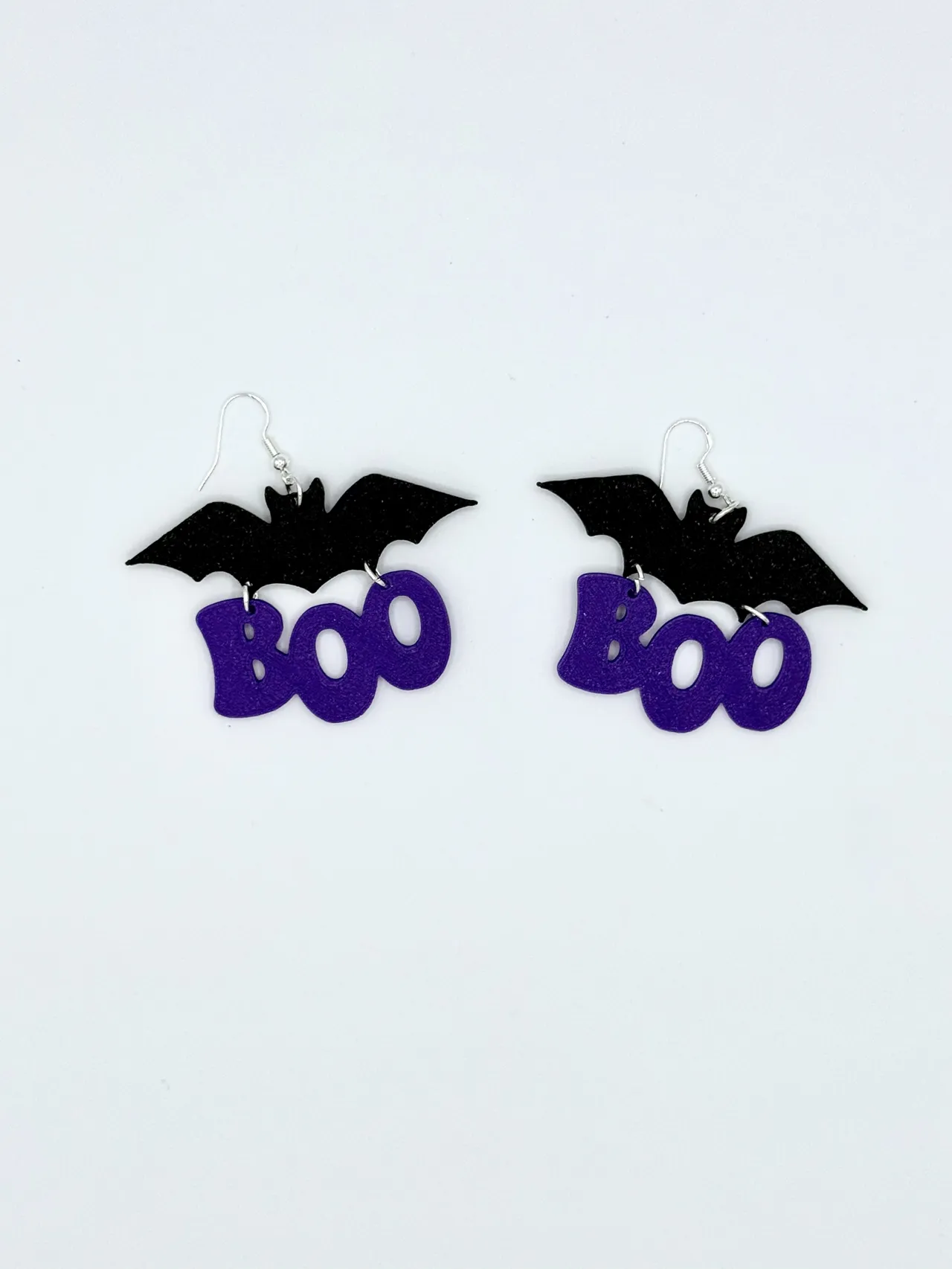 Earrings: Bat + Boo view 2