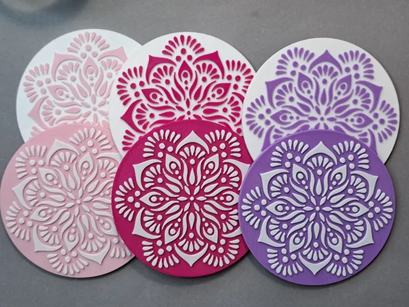 coaster mandala